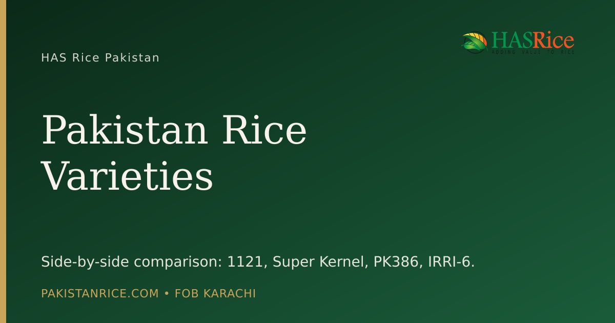 Types Rice In Pak Compare Pakistan Rice: 1121 vs Super Kernel vs IRRI-6