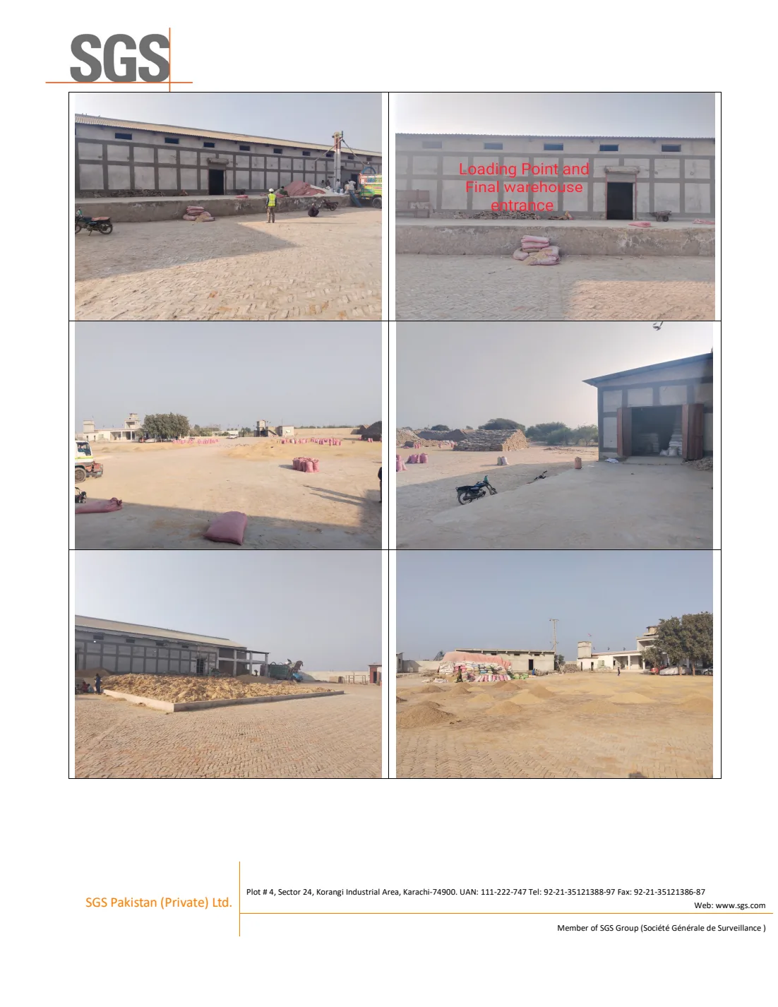 Badin mill facility exterior and container loading area