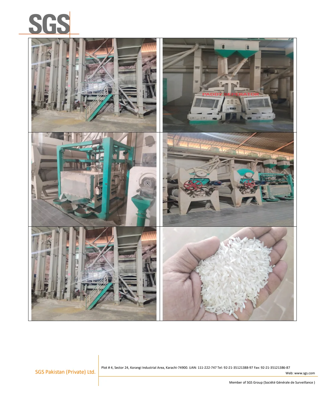 Badin rice mill whiteners, polishers, and finished grain